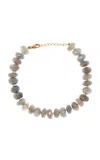 Jia Jia 14k Yellow Gold Labradorite Bracelet In Light Grey