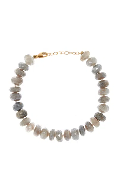 Jia Jia 14k Yellow Gold Labradorite Bracelet In Light Grey