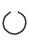 Jia Jia 14k Yellow Gold Obsidian Necklace
