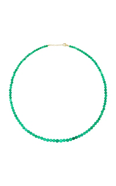 Jia Jia 14k Yellow Gold Opal Necklace In Green
