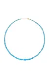 Jia Jia 14k Yellow Gold Opal Necklace In Blue