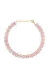 Jia Jia 14k Yellow Gold Quartz Bracelet In Pink