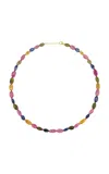 Jia Jia 14k Yellow Gold Sapphire Necklace In Multi