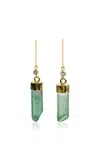 Jia Jia 14k Yellow Gold Tourmaline Diamond Earrings