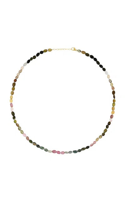 Jia Jia 14k Yellow Gold Tourmaline Necklace In Multi