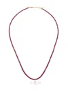 Jia Jia 14kt Yellow Gold Arizona Ruby And Quartz Necklace In Gold