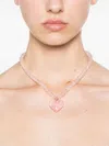 Jia Jia 14kt Yellow Gold Aurora Rhodochrosite And Quartz Necklace In 金色