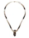 Jia Jia 14kt Yellow Gold Aurora Smoky Quartz Necklace In Gold