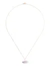 Jia Jia 14k Yellow Gold Amethyst And Diamond Necklace In Gold