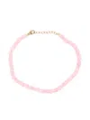 Jia Jia 14kt Yellow Gold Opal Beaded Bracelet In Pink