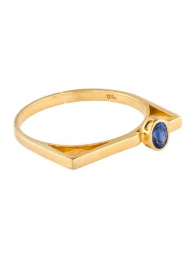 Pre-owned Jia Jia 18k Sapphire Band In Multicolor