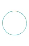 Jia Jia Arizona 14k Yellow Gold Apatite Necklace In Blue
