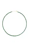 Jia Jia Birthstone May 14k Yellow Gold Emerald Necklace
