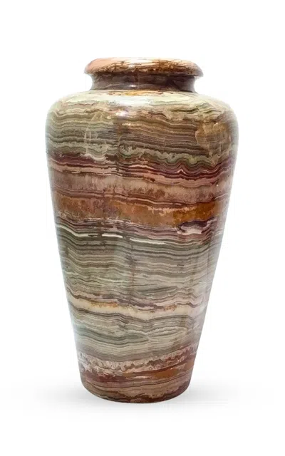 Jia Jia Brown Onyx Vase