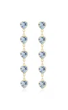 Jia Jia Chakra 14k Yellow Gold Topaz Earrings
