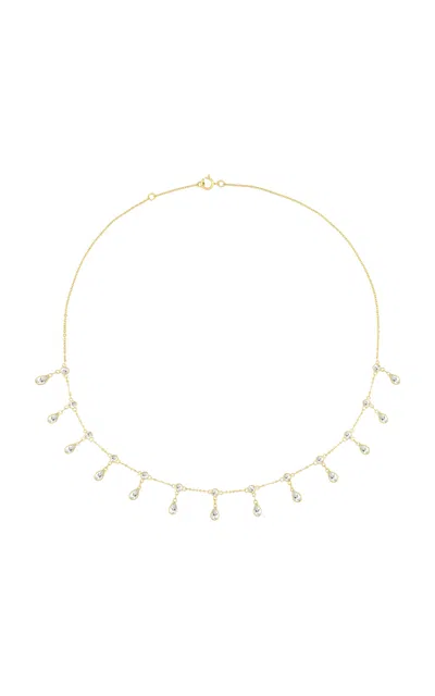 Jia Jia Chakra 14k Yellow Gold Topaz Princess Necklace