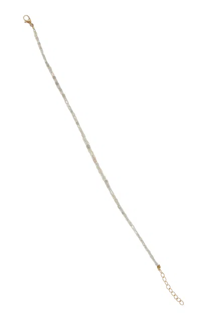 Jia Jia Cubist 14k Yellow Gold Diamond Bracelet In Clear