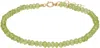 Jia Jia Green Birthstone August Peridot Bracelet In 14k Yellow Gold