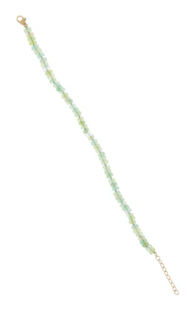 Jia Jia Birthstone May 14k Yellow Gold Emerald Bracelet In Green