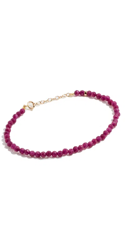 Jia Jia July Birthstone Bracelet July - Ruby