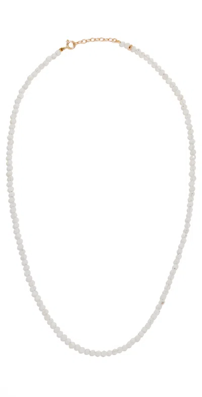 Jia Jia June Moonstone Beaded Necklace Moonstone