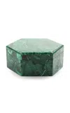Jia Jia Malachite Jewelry Box In Green