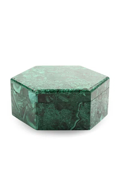 Jia Jia Malachite Jewelry Box