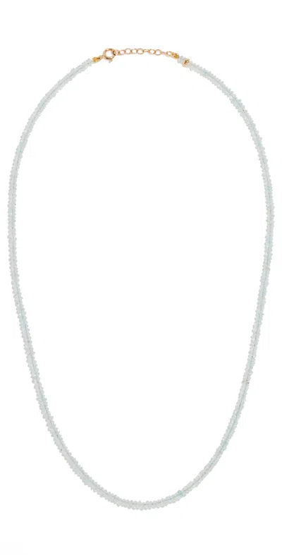 Jia Jia March Aquamarine Beaded Necklace Aquamarine