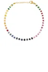 Jia Jia Mini Pearl Rainbow Sapphire Bracelet In Rainbow