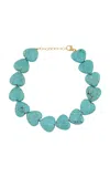 Jia Jia Nevada 14k Yellow Gold Turquoise Bracelet