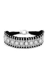 Jia Jia Silver Diamond Bracelet In Light Grey
