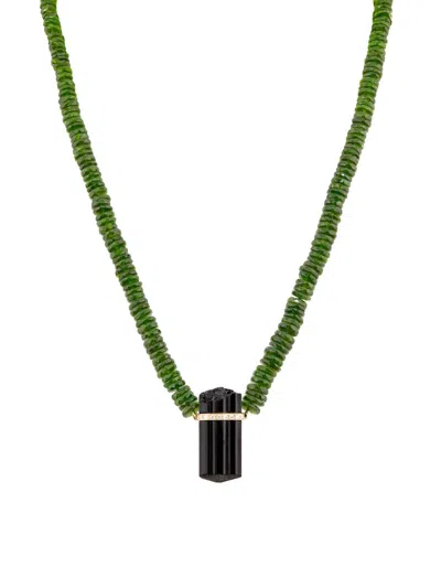Jia Jia Women's Aurora 14k Yellow Gold & Multi-gemstone Beaded Pendant Necklace In Pink