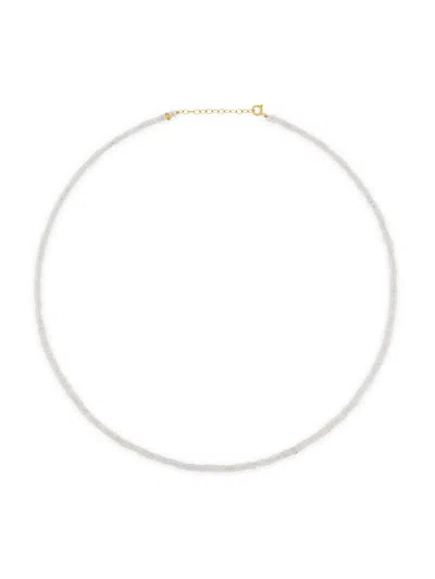 Jia Jia Women's Birthstone 14k Yellow Gold & Gemstone Beaded Necklace In Blue