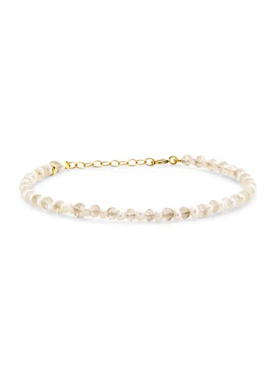 Jia Jia Women's Birthstone 14k Yellow Gold & Gemstone Beaded Necklace In Crystal