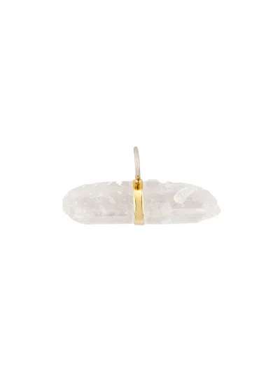 Jia Jia Women's Crystalline 14k Yellow Gold & Crystal Quartz Bar Charm In Gray
