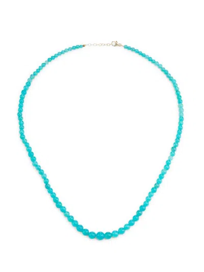 Jia Jia Women's Soleil 14k Yellow Gold & Gemstone Beaded Necklace In Turquoise