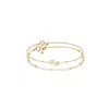 Jiaying Wang Wjy Studio London Men's Gold / White Constellation Scorpio Zodiac Bracelet – Natural Crystal Adjustable In Multi