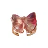 Jiaying Wang Wjy Studio London Women's Gold Bow Handmade Engraved Natural Fluorite Ring