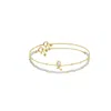 Jiaying Wang Wjy Studio London Women's Gold / Grey Constellation Leo Zodiac Bracelet – Natural Crystal Adjustable In Multi