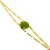 Jiaying Wang Wjy Studio London Women's Green Elemental Birth Natural Peridot Adjustable Bracelet In Green