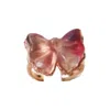 Jiaying Wang Wjy Studio London Women's Rose Gold Bow Tie Handmade Engraved Fluorite Ring In Gold