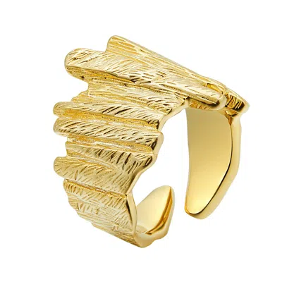 Jiaying Wang Wjy Studio London Women's The Tree Memory Gold-plated Ring