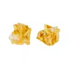 Jiaying Wang Wjy Studio London Women's Yellow / Gold Elemental Birth Natural Citrine Stud Earrings In Gold