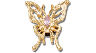 Jibbitz 14k Gold Butterfly