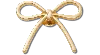 Jibbitz 14k Gold Thin Bow