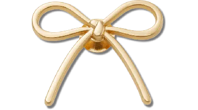 Jibbitz 14k Gold Thin Bow