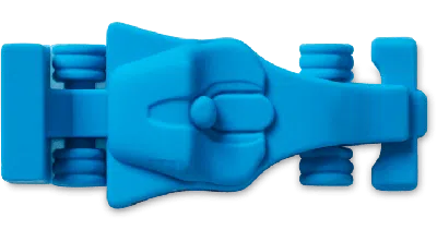 Jibbitz 3d Blue Race Car