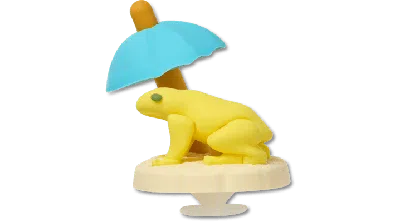 Jibbitz 3d Chilling Frog In Yellow