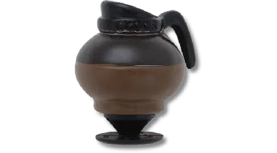 Jibbitz 3d Coffee Carafe In Brown