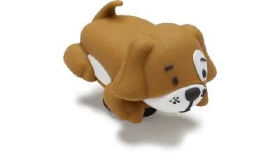 Jibbitz 3d Dog With Paws In Brown
